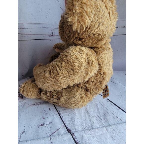 Authentic Vermont Teddy Bear 16” Handmade in Vermont Jointed Vintage Plush Brown - Picture 9 of 9